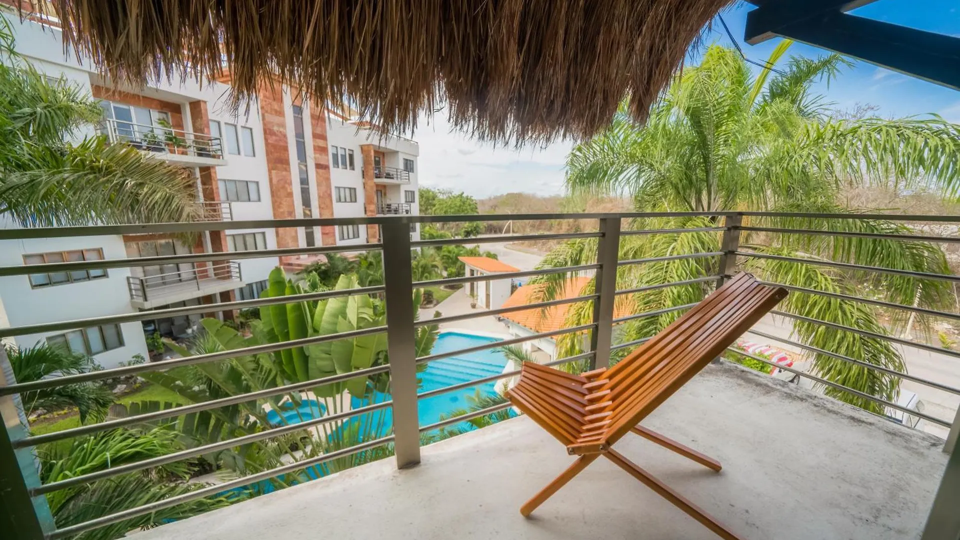 Quiet 3 Bedroom Home With Pool - At Villas El Cielo - Tranquilidad Playa del Carmen Apartment