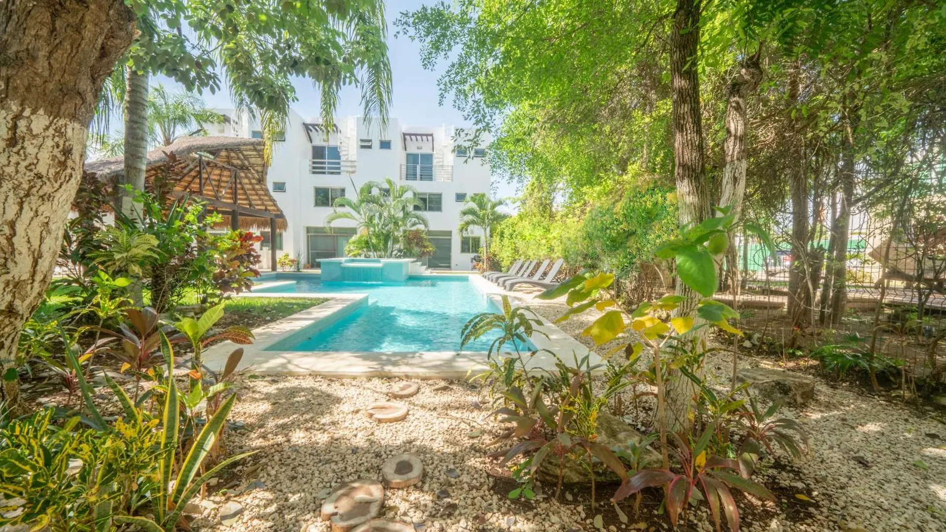 Apartment Quiet 3 Bedroom Home With Pool - At Villas El Cielo - Tranquilidad Playa del Carmen Mexico