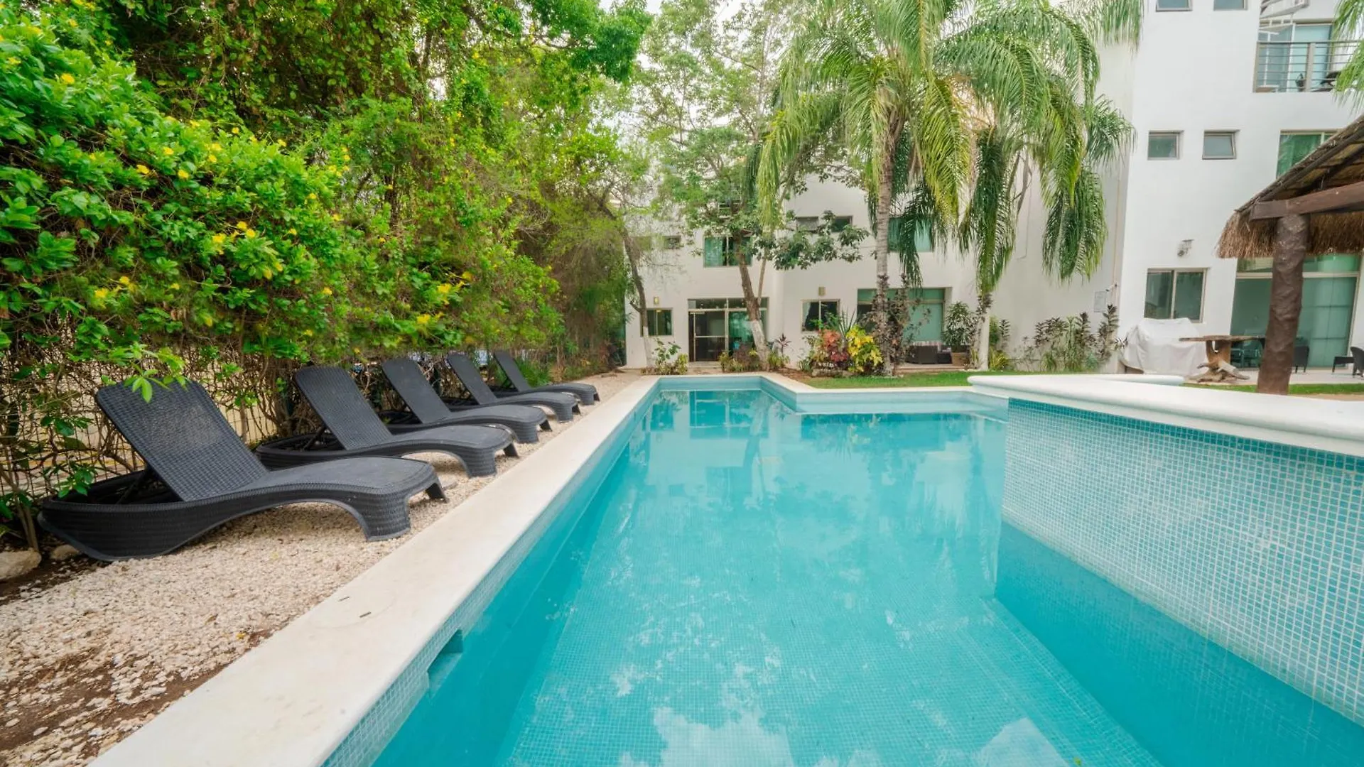 Quiet 3 Bedroom Home With Pool - At Villas El Cielo - Tranquilidad Playa del Carmen Apartment