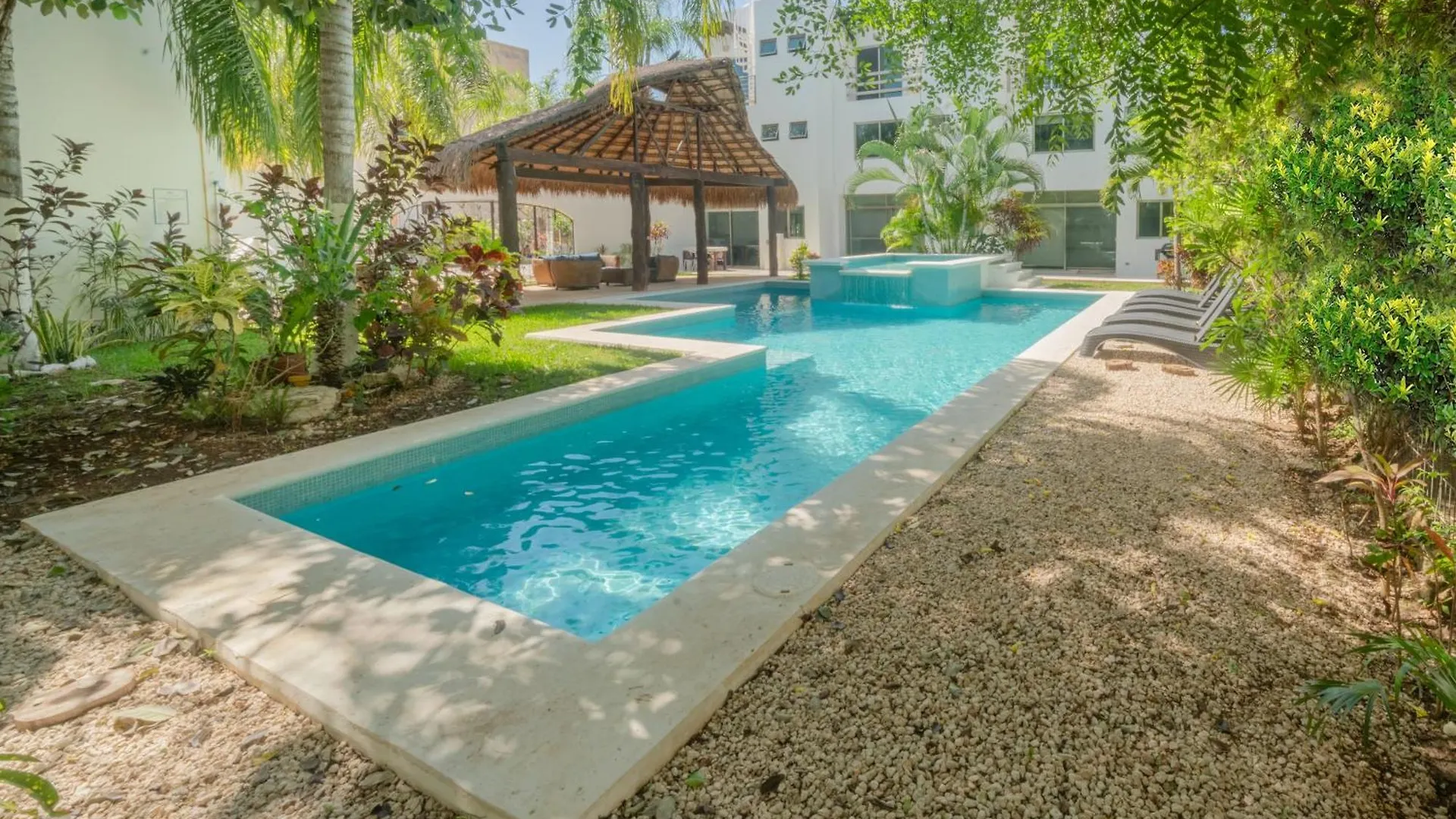 Quiet 3 Bedroom Home With Pool - At Villas El Cielo - Tranquilidad Playa del Carmen Apartment